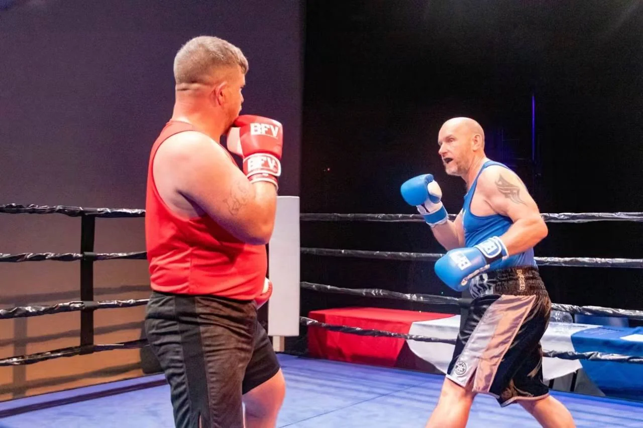 Two BFV boxers competing in the ring