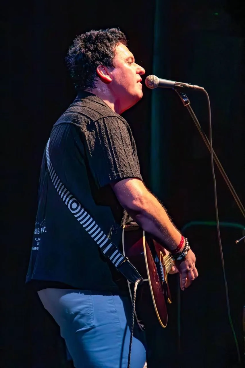 A musician performing at a BFV event